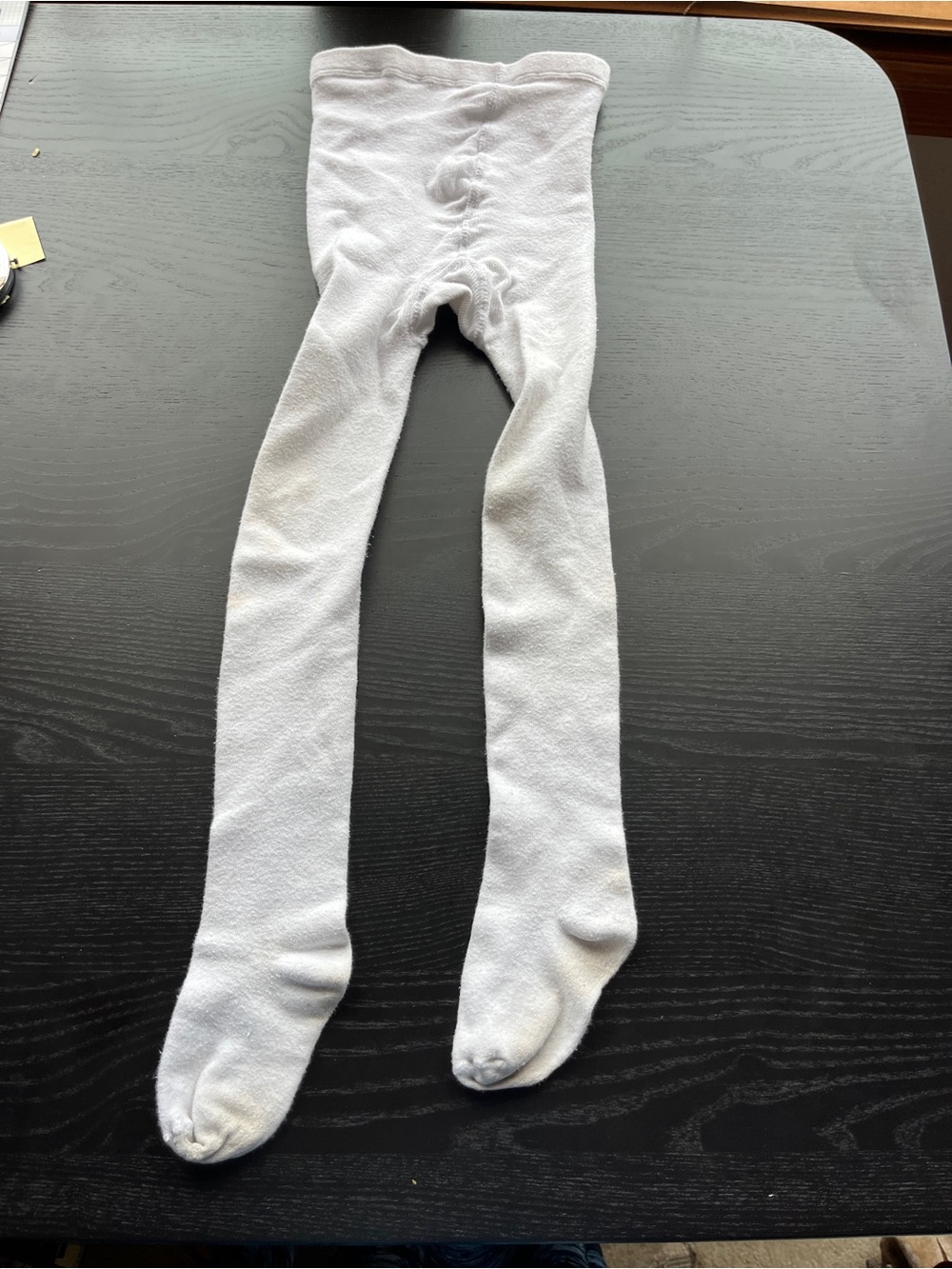 Children's White Opaque Tights - Classic Comfort